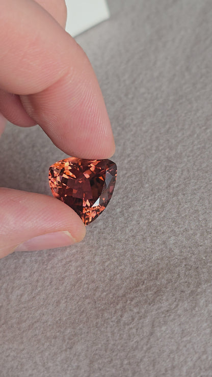 Tourmaline orange/rose 12.27 carats