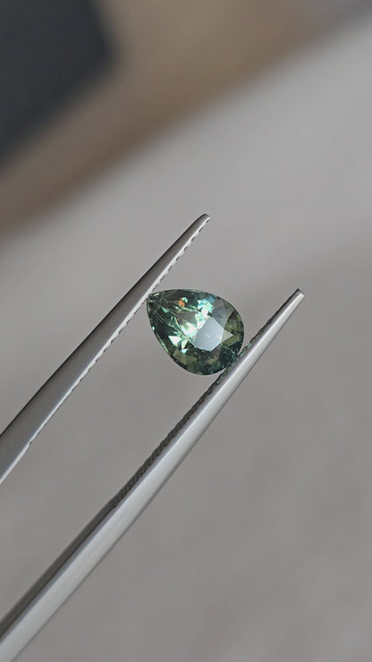 Saphir teal1.59carat