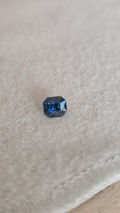 Saphir bleu/jaune 1.18carat