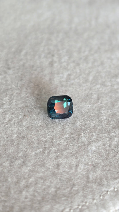 Saphir teal 1.13 carat